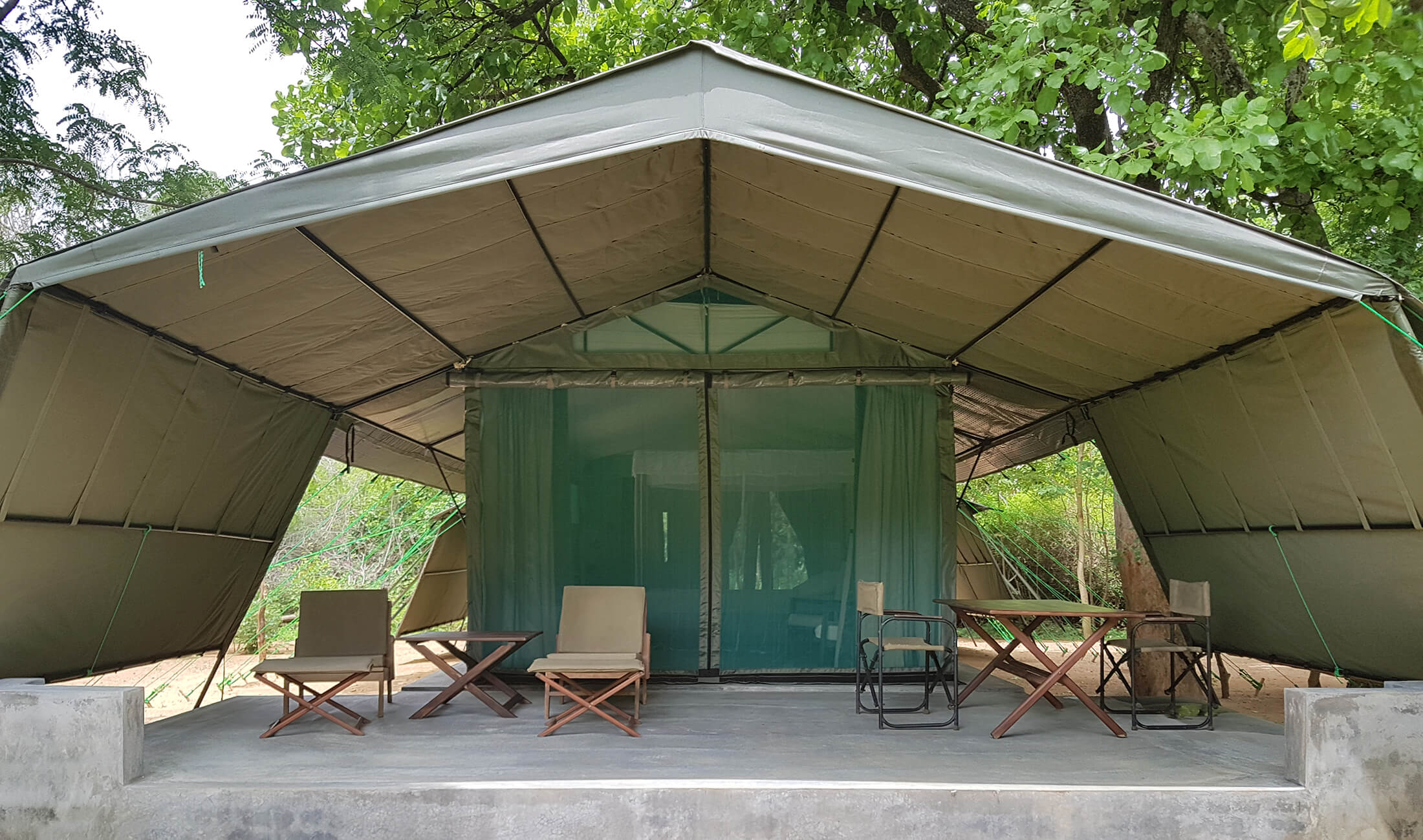 tented chalet places to stay in yala national park